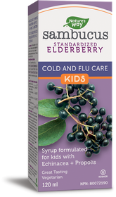 Sambucus Elderberry Cold & Flu Syrup for Kids - 120 ml